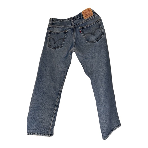 Levi Women's 505 Straight Jeans size W:33 L:32 - Picture 7 of 8